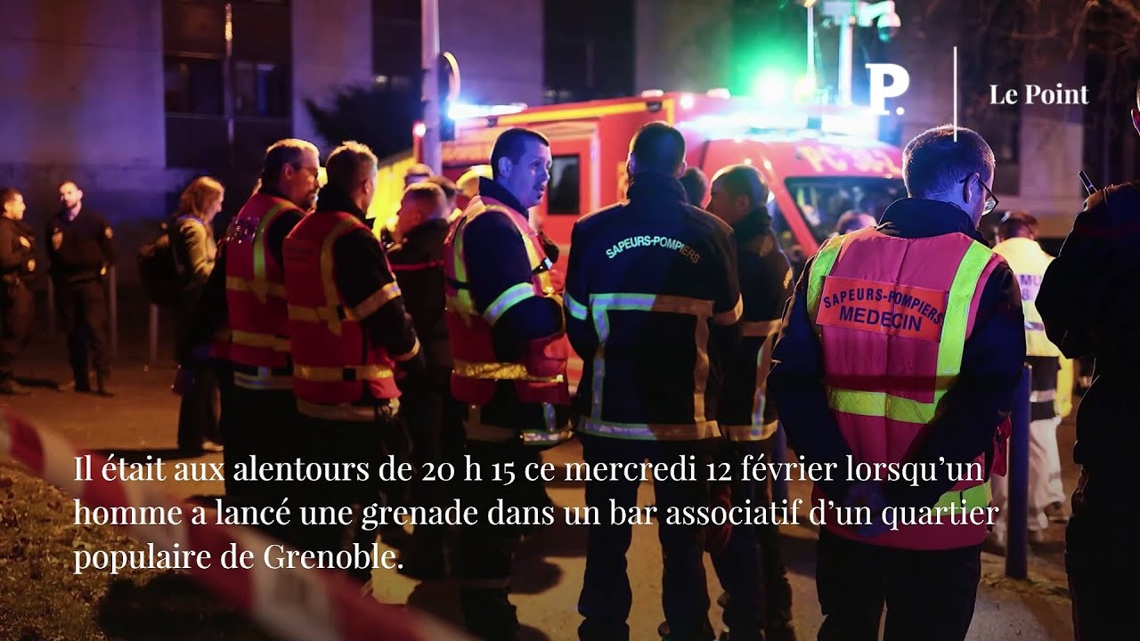 L’explosion d’une grenade dans un bar à Grenoble fait 12 blessés, dont 6 en urgence absolue