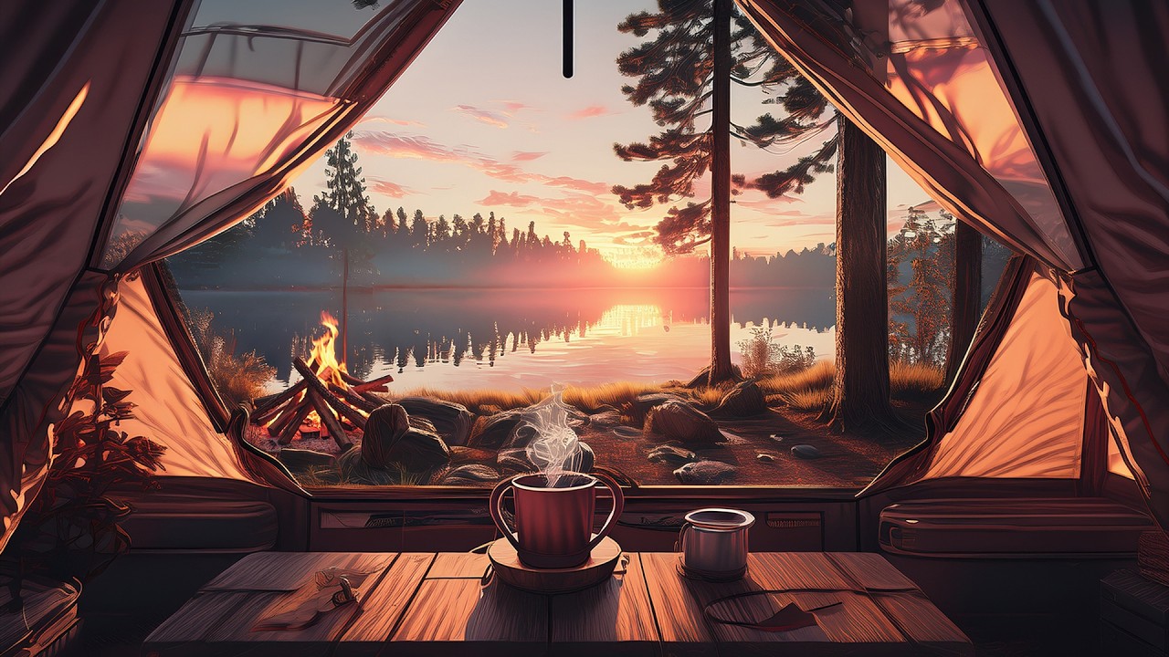 Warm Tea in the Woods | Warm Lofi for Cabin Relaxation & Calm Evenings