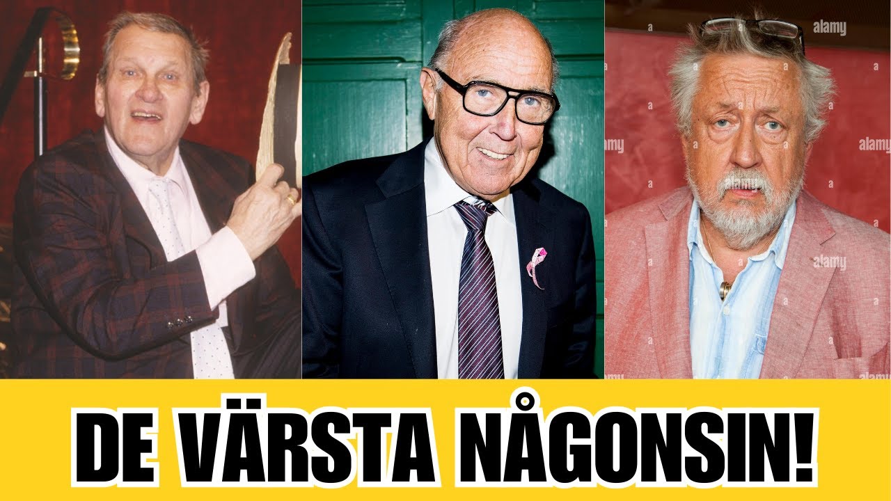 10 STÖRSTA RÖVHÅLEN bland svenska TV-profiler genom tiderna