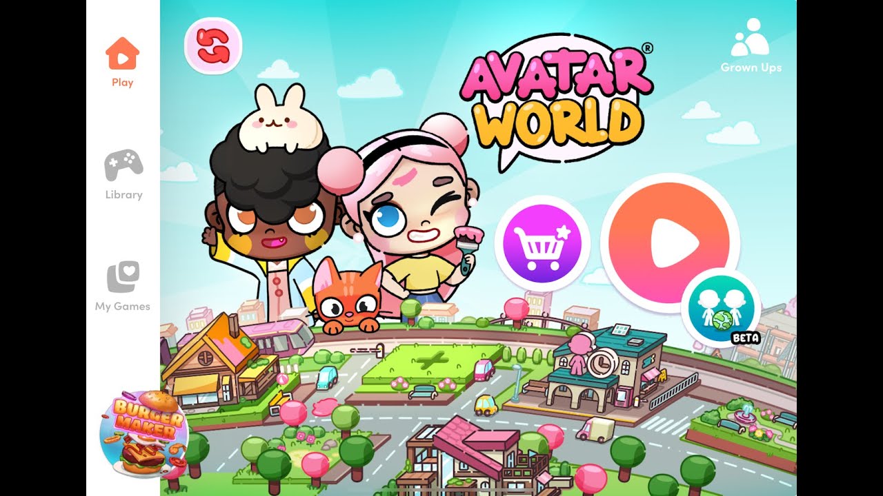 Играем вместе ОНЛАЙН в Аватар Ворлд 💖 Online Avatar World 💖