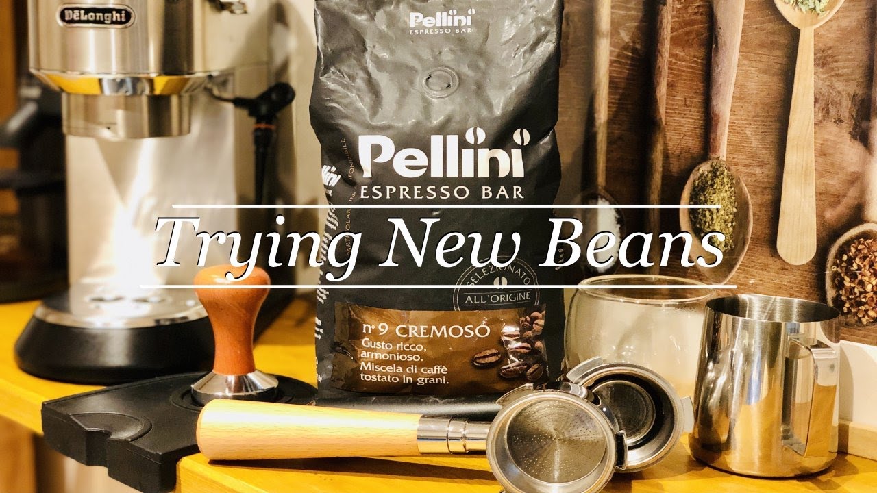 Trying Pellini Coffee Beans With Delonghi Dedica EC685 And Graef CM702