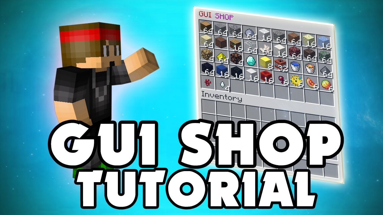 Minecraft Plugin: GUI Shop - Virtual shop! No signs, no chests