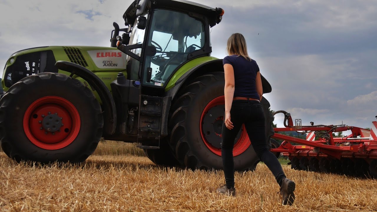 Frauenpower | Claas AXION 870 |  Horsch Joker 6 RT