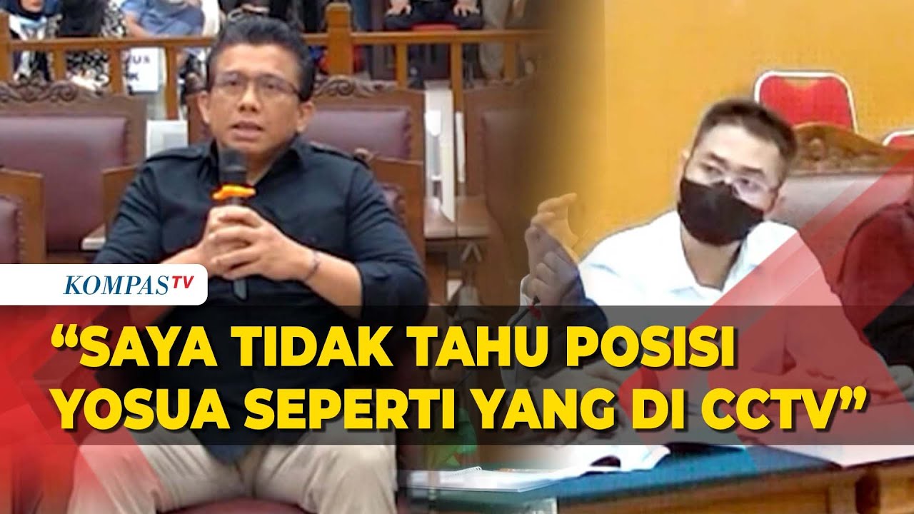 [FULL] Kesaksian Ferdy Sambo untuk Irfan Widyanto, Dicecar soal Perintah pada Anak Buah