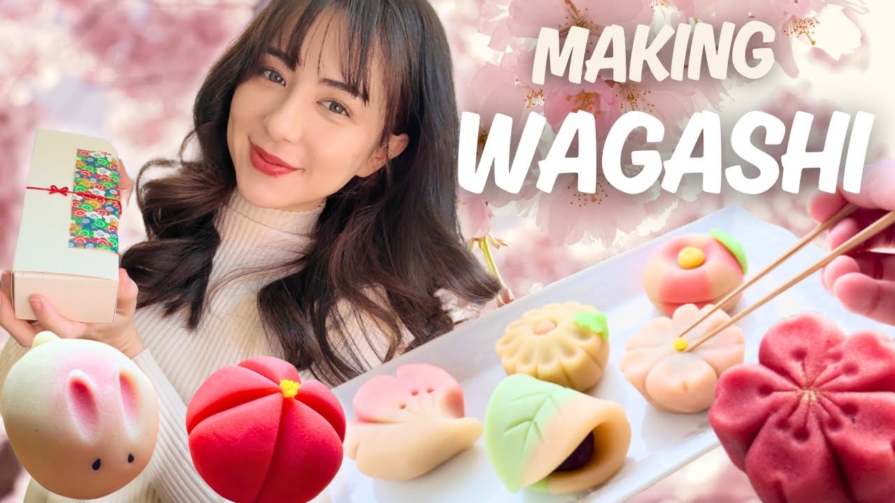 Making Traditional Japanese Wagashi | My First Hands-On Experience!