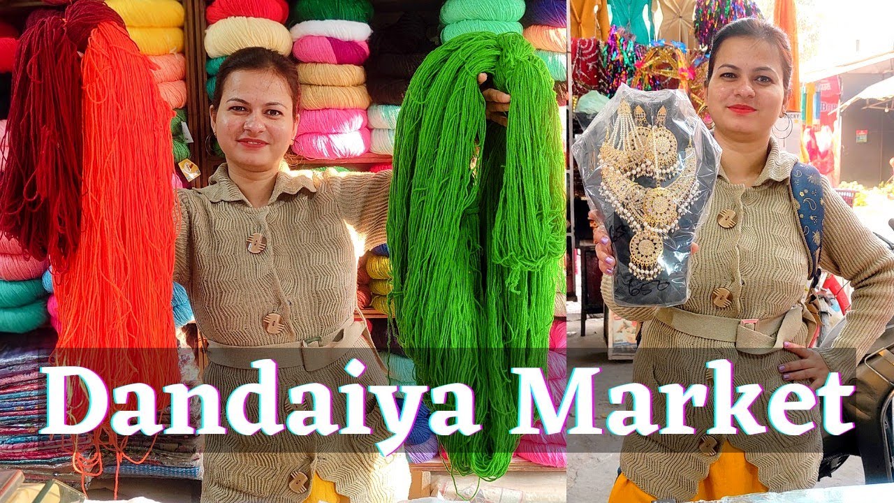 Dandaiya Market, Lucknow | डांडिया बाजार | गल्ला मार्केट लखनऊ | Aminabad | Akanksha The Xplorer V-97