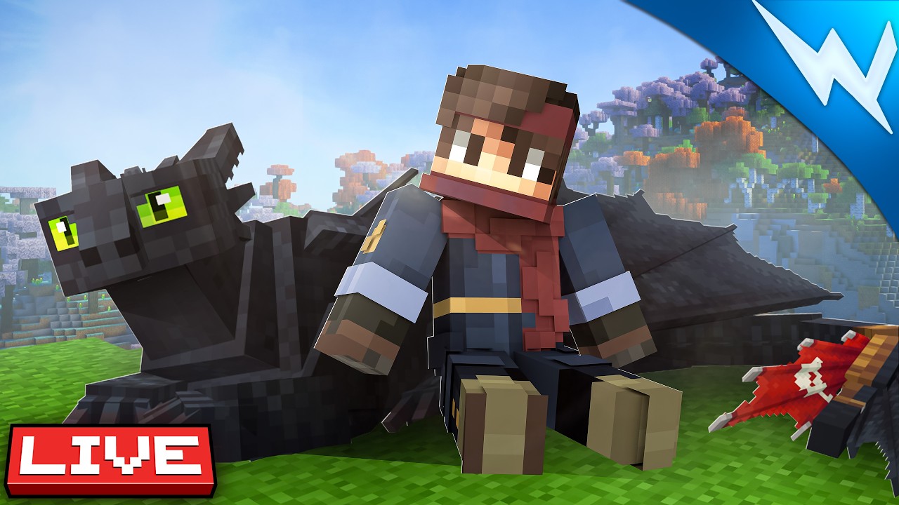 BUILDING NEW KERB IN HARDCORE HTTYD IN MINECRAFT! (Hardcore Series)