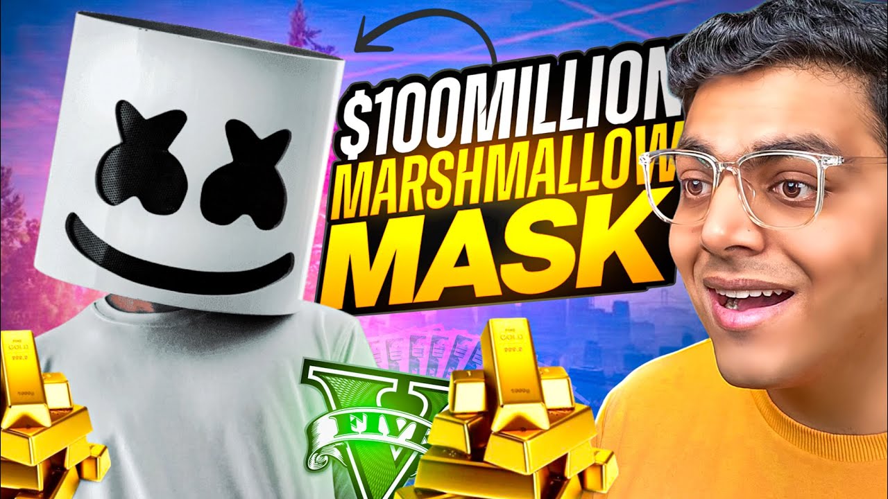 I Spent $100 Million+ To Make A Mashmello Mask In GTA 5 Grand RP 😍