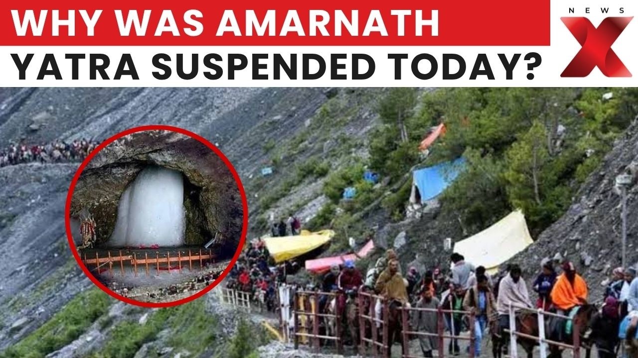 Amarnath Yatra Suspended From Pahalgam & Baltal Routes Due To IMD Weather Alert