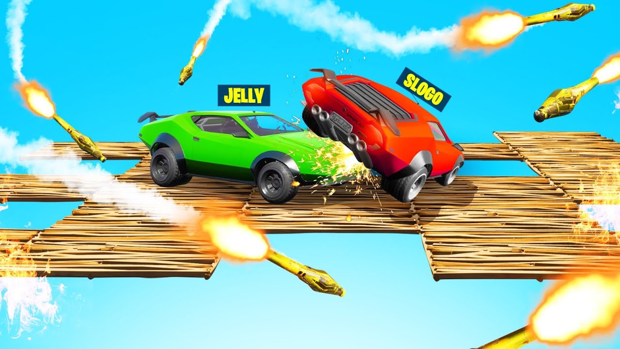 Push The ENEMY Into The HOLE! (Fortnite Derby)