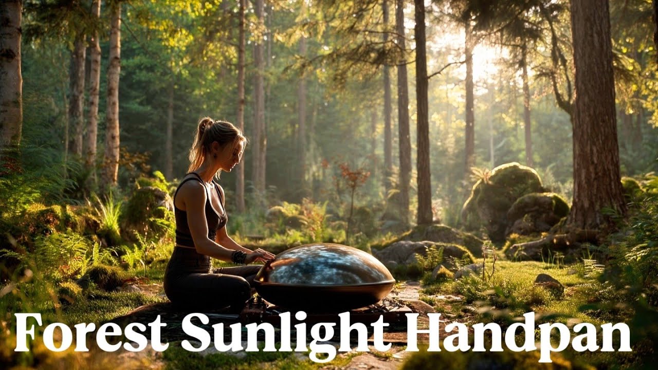 Handpan Relaxation sleep music| Forest Sunlight/ハンドパン癒しBGM｜森の木漏れ日