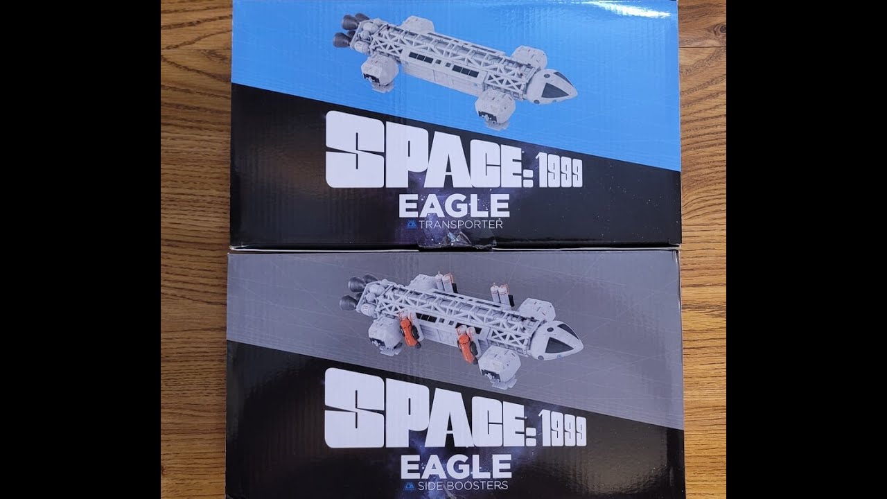 Eaglemoss Space:1999 Eagle One Booster Ship and Eagle One Transporter Ship Unboxing #fullreview