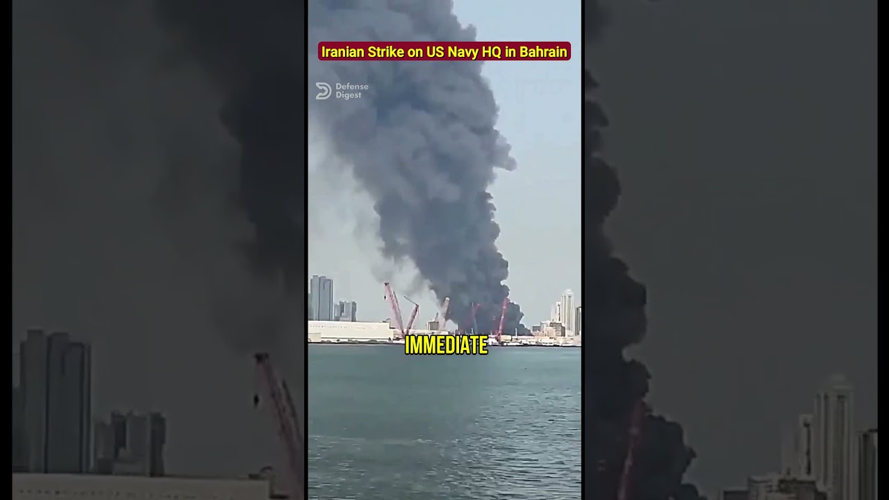 Iranian Strike on US Navy HQ in Bahrain!