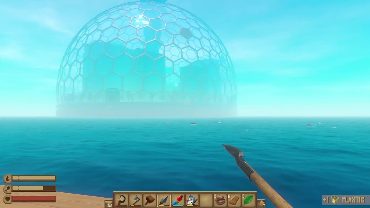Discovered the floating city - Raft