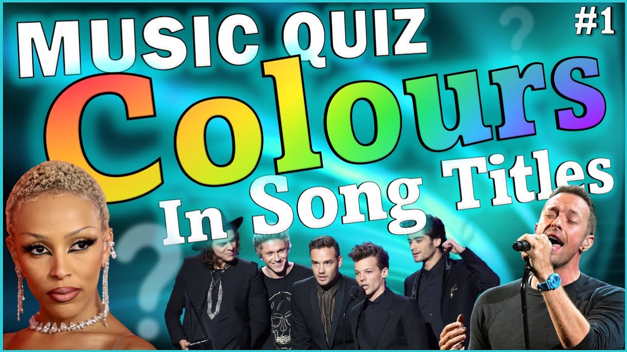 Name These Colourful Songs | Guess The Song Music Quiz 🎵