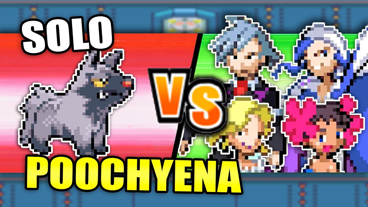 ¿Puedo Pasarme LA LIGA POKÉMON SOLO con POOCHYENA?