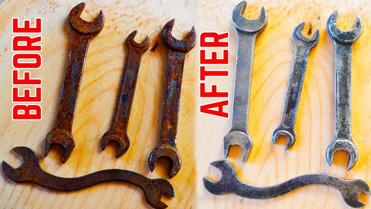 Old Rusty Wrench Restoration