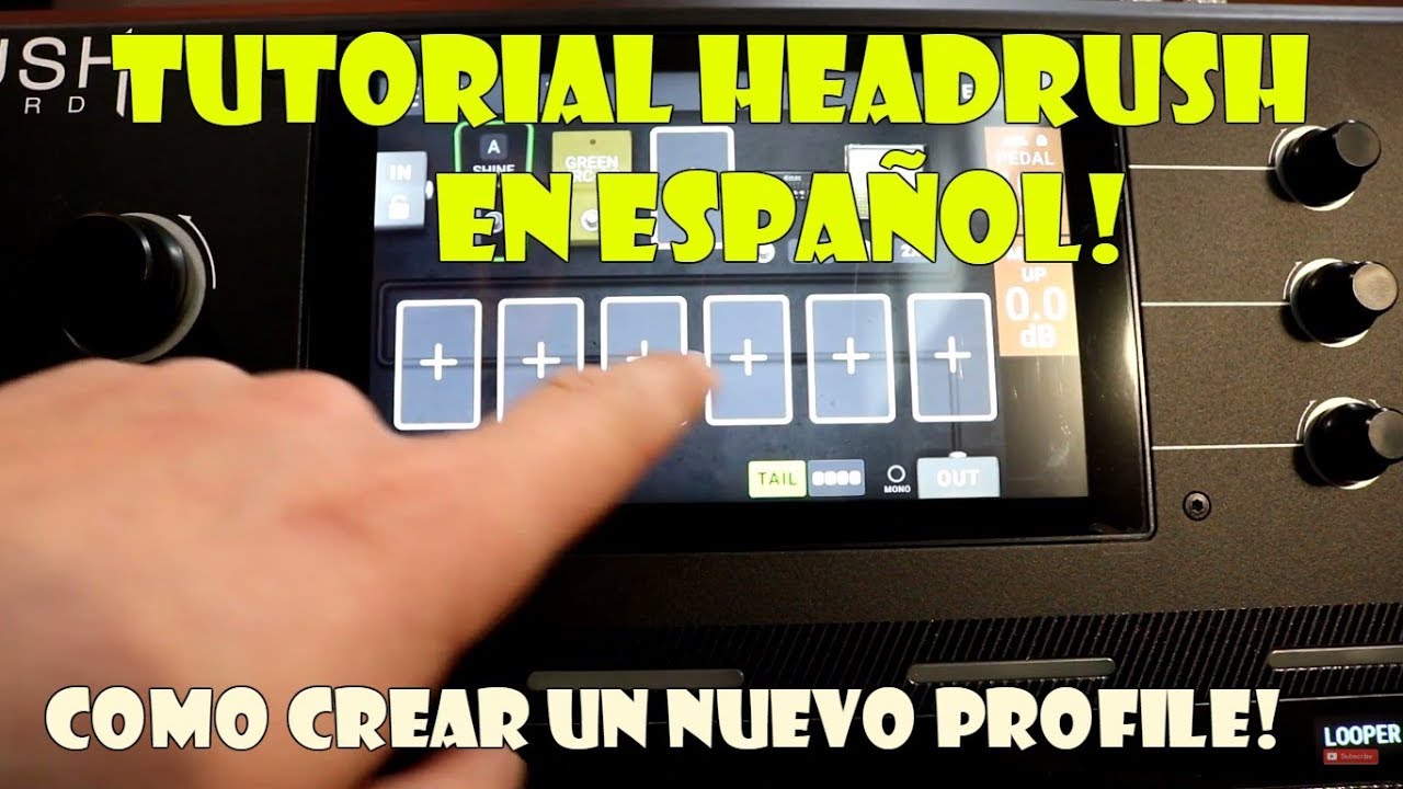 HEADRUSH TUTORIAL!! COMO CREAR UN PROFILE NUEVO!
