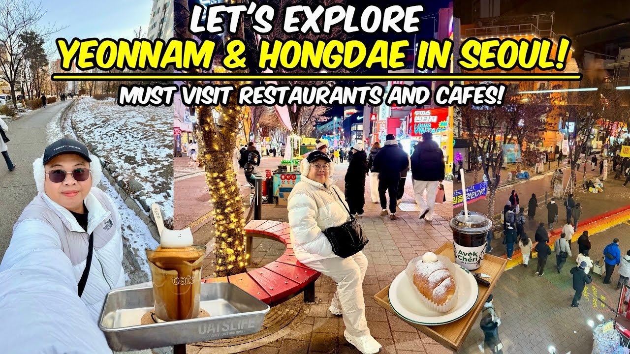 Exploring Yeonnam & Hongdae in Seoul! Must-visit spots and Where to eat!🇰🇷 | JM Banquicio