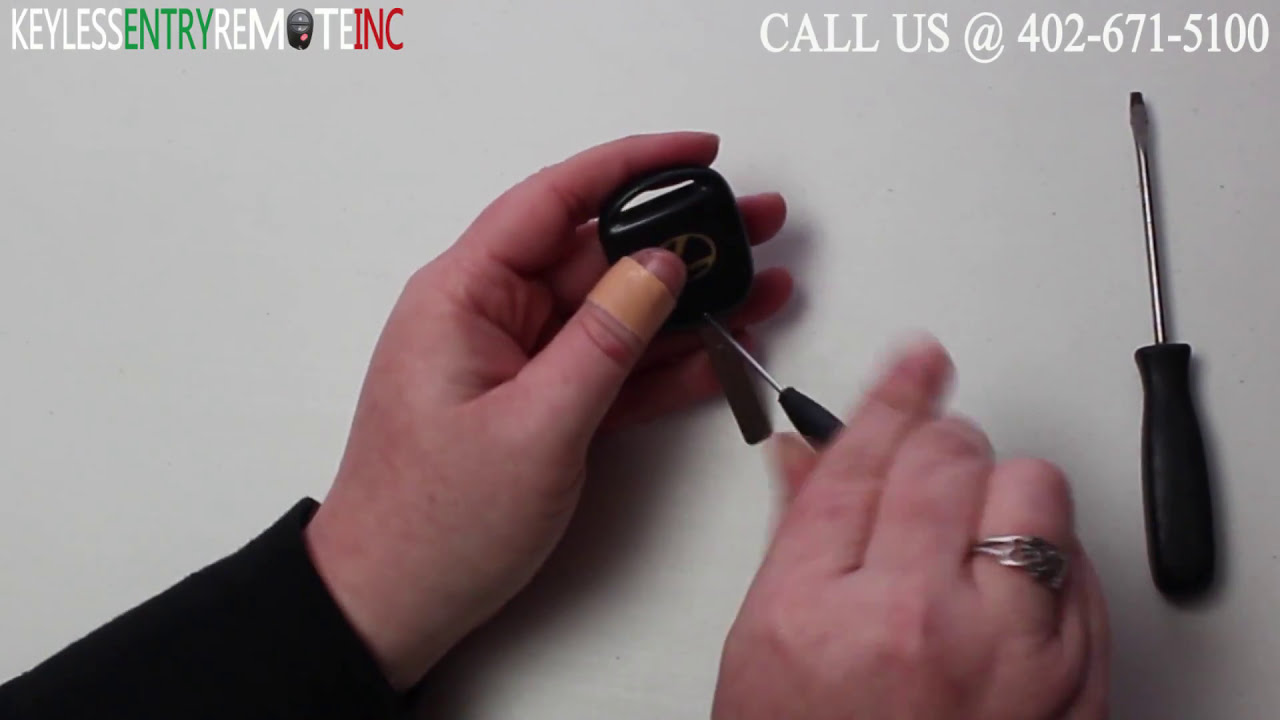 2002 - 2010 Lexus SC Key Fob Battery Replacement FCC ID NI412BBB