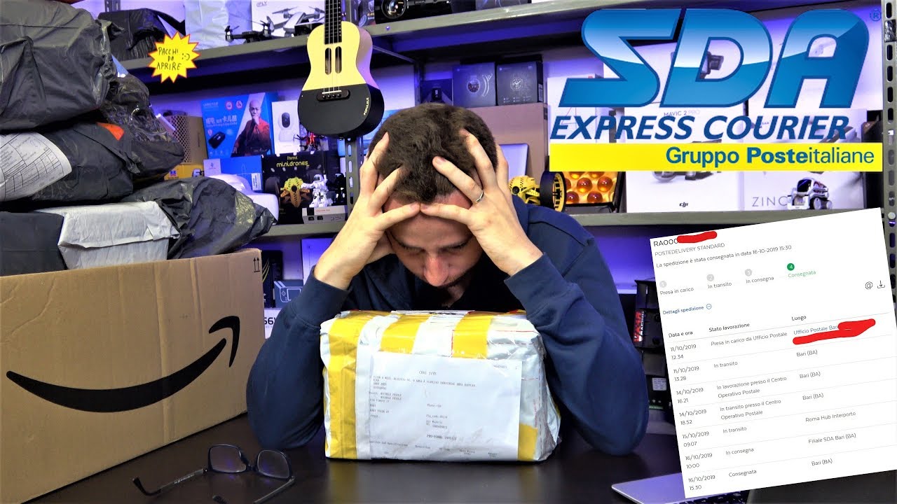 ESPERIENZA ASSURDA con POSTE ITALIANE (SDA)!
