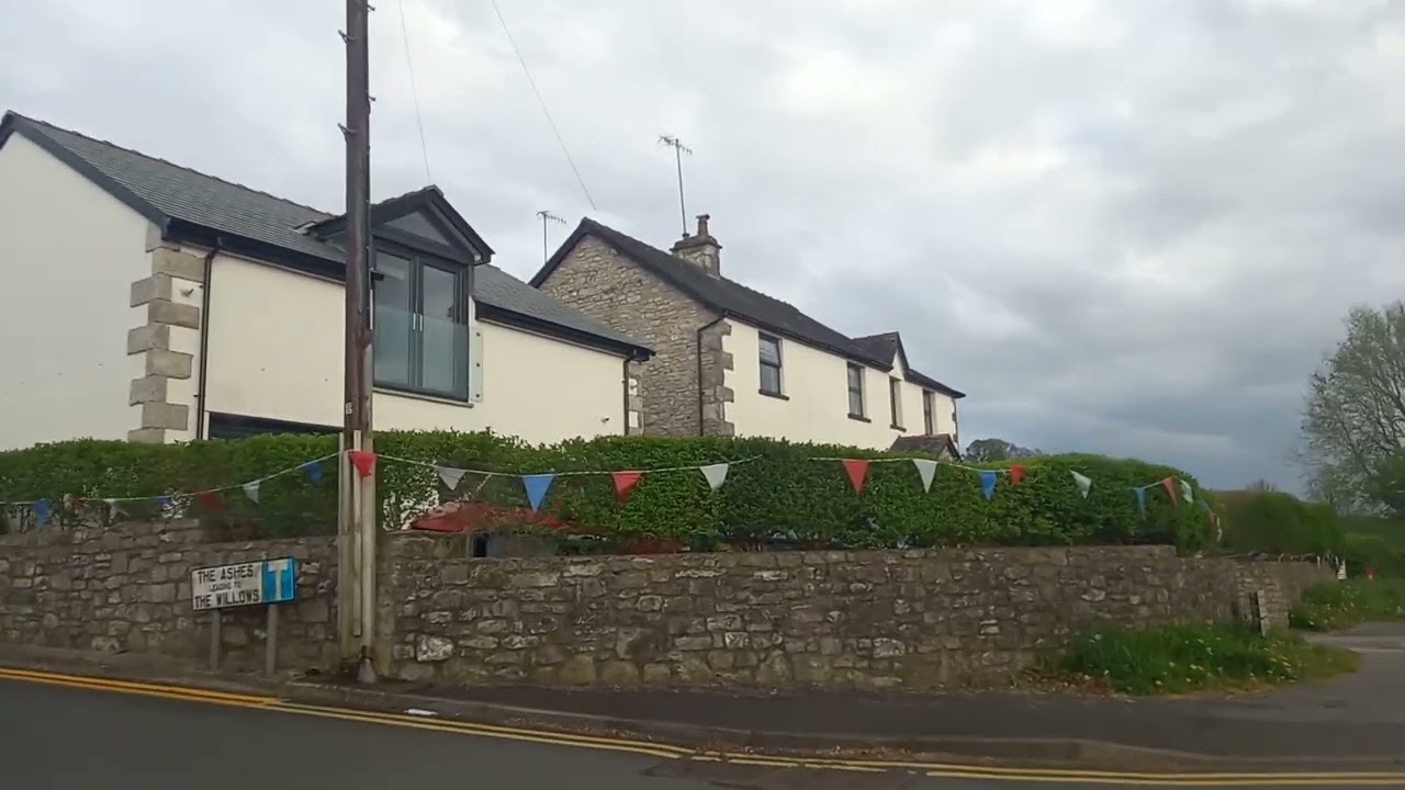 Driving around Milnthorpe on King Charles III Coronation weekend.