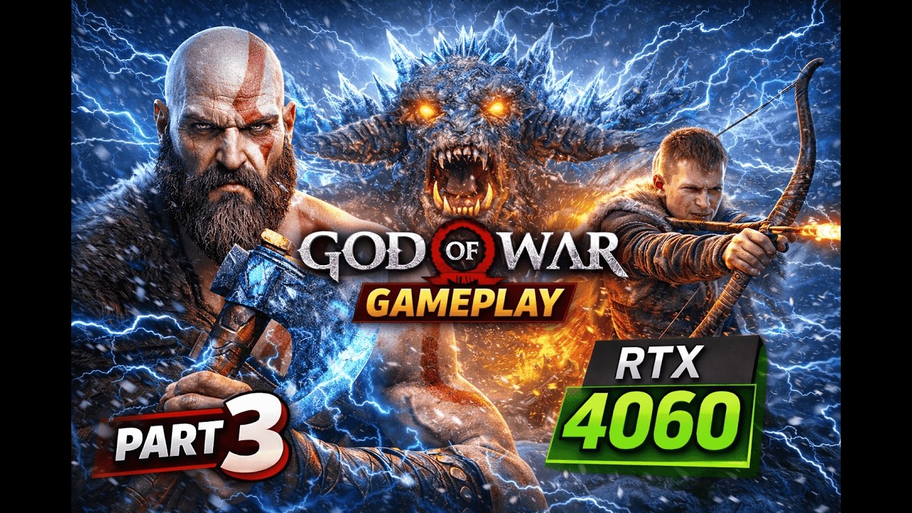 [RTX 4060] God of War Gameplay Part 3
