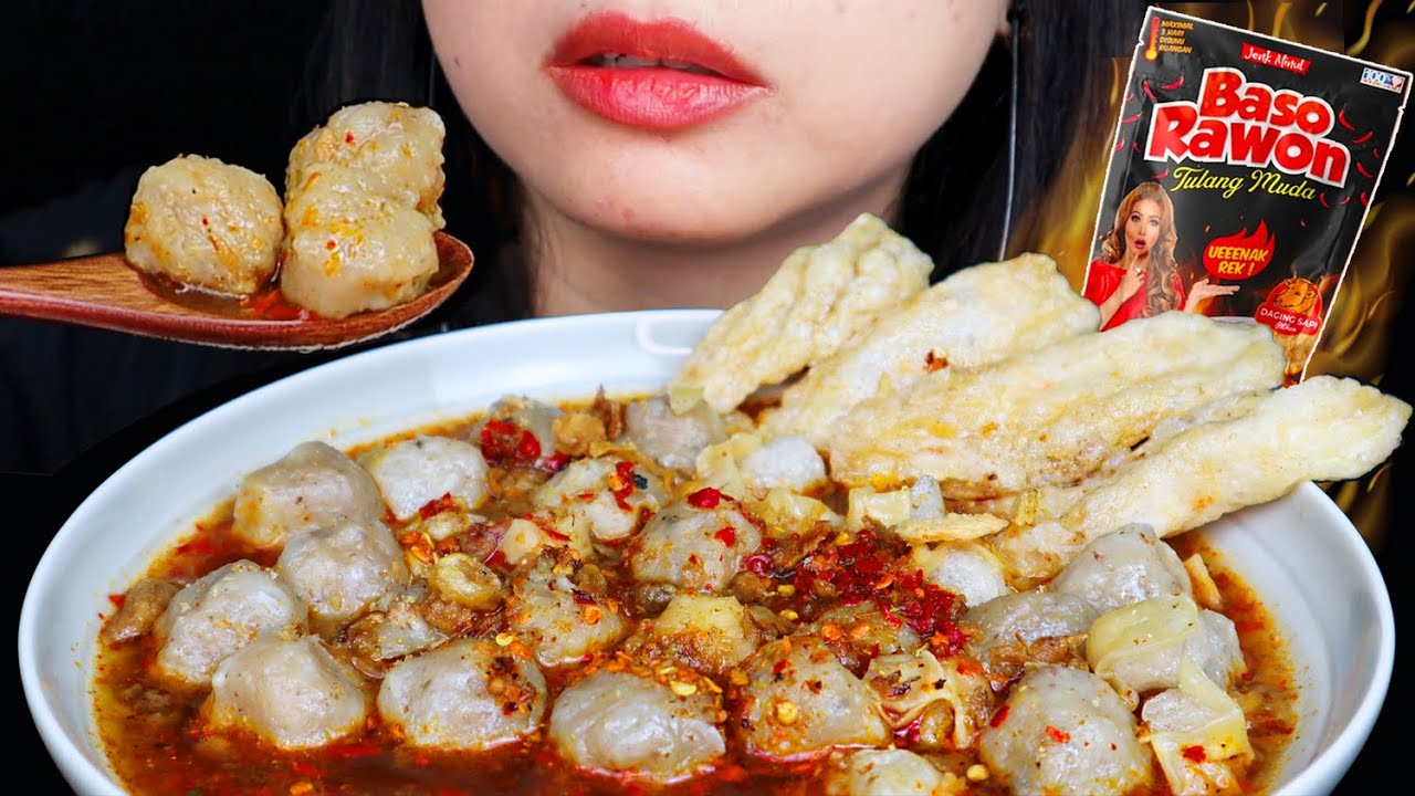AUTO MULES! ASMR BASO RAWON TULANG MUDA SUPER PEDAS BY JENK MINUL | MUKBANG ASMR INDONESIA