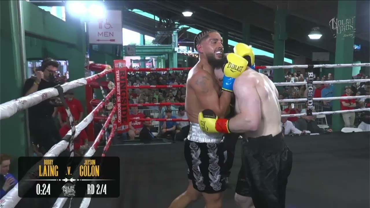 Bobby Laing vs Jayson Colon FULL FIGHT (Nolan Bros Boxing)