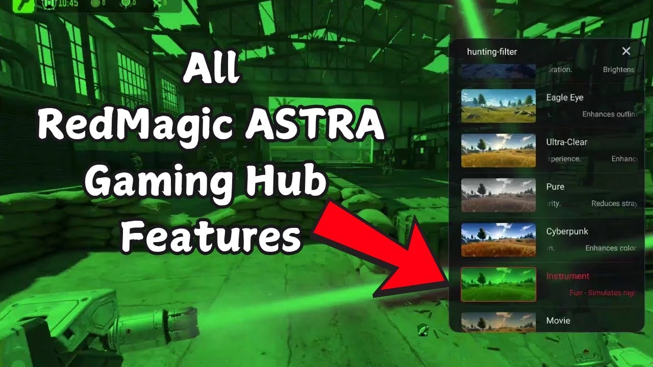 Планшет Nubia RedMagic ASTRA: описание всех функций игрового центра (плагины)