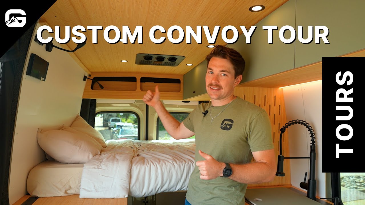 Inside the Convoy: Geotrek&rsquo;s Split Galley Camper Van Floorplan