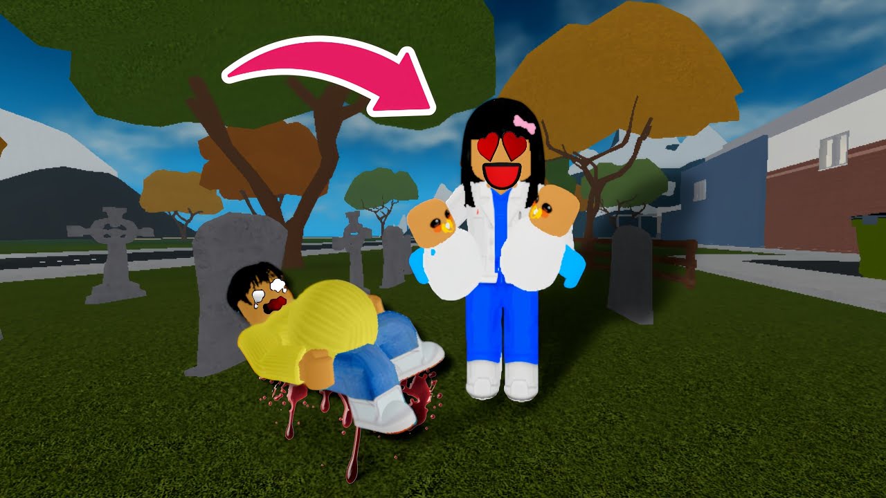 Yuta Hamil Melahirkan Bayi Di Kuburan😱 Mio Bantu Merawat Bayi Kembar || ROBLOX