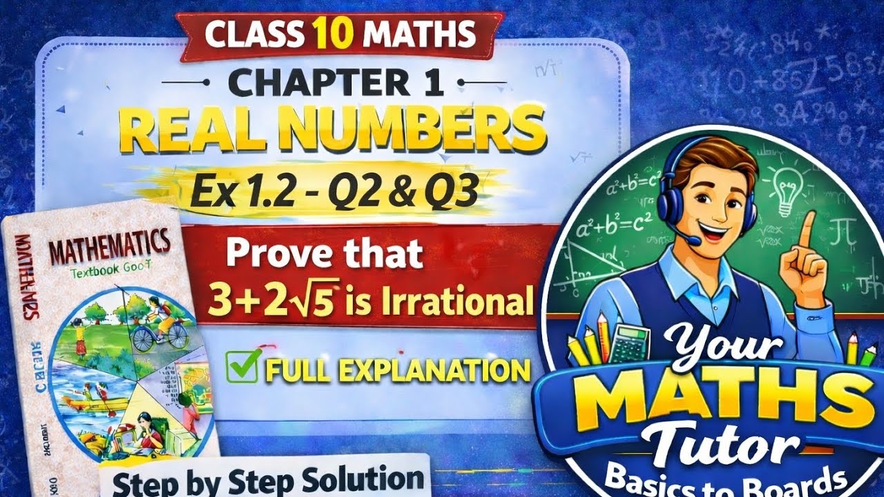 Class 10 Maths Ex 1.2 Q2 & Q3 | Real Numbers NCERT Solutions | Step by Step