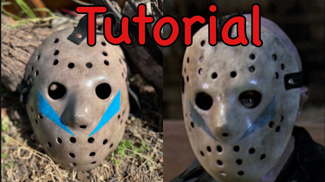 Painting and Weathering a Part V “Roy Burns” Hockey Mask