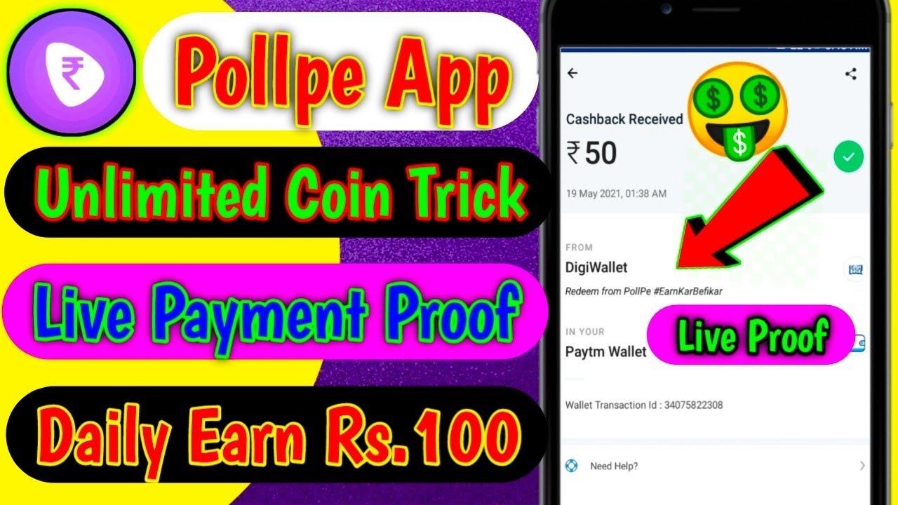 Pollpe App Payment Proof | Pollpe App Earn Money | Pollpe App Coins Trick | 2021 | Pollpe