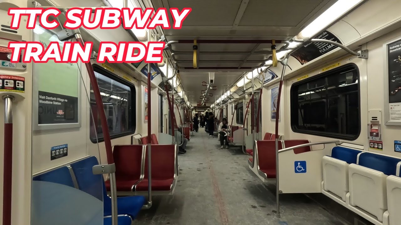 TTC Subway Train Ride on Line 1 Yonge-University (Eglinton to St Patrick Station)