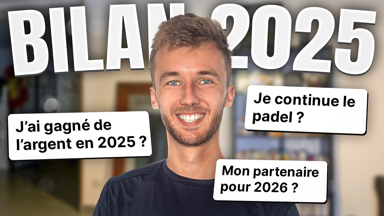 MON BILAN (CATASTROPHIQUE ?) DE 2025 ! (Classement, argent, youtube...)
