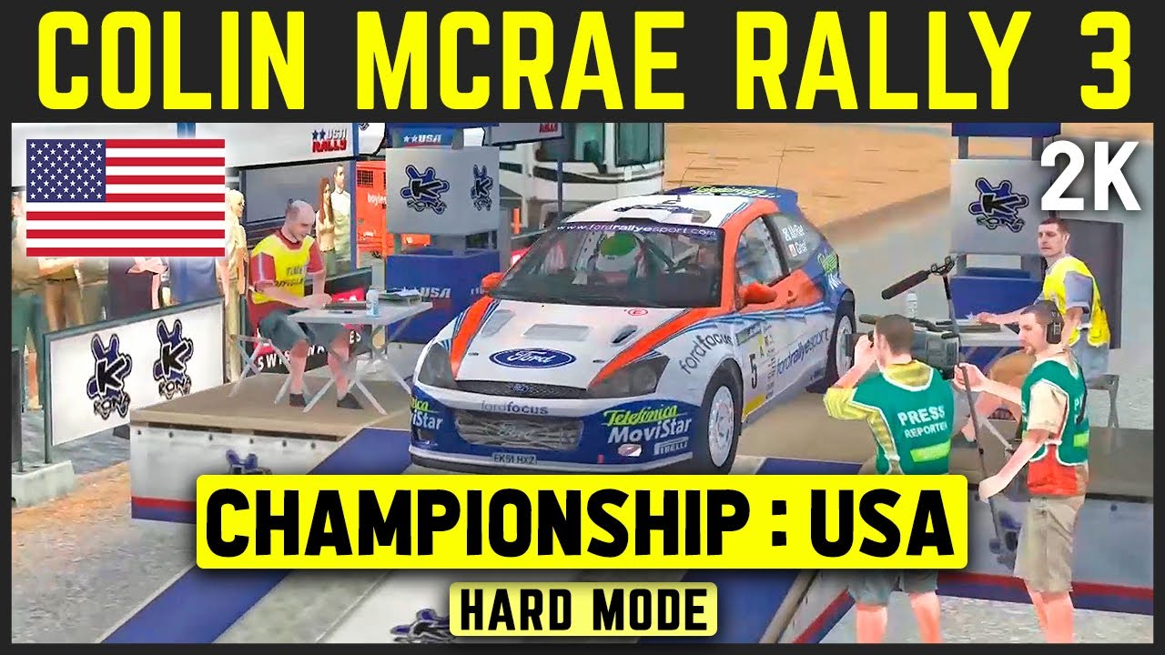 Colin McRae Rally 3 — США — Чемпионат, сложный режим — 1440p / 60 кадров в секунду