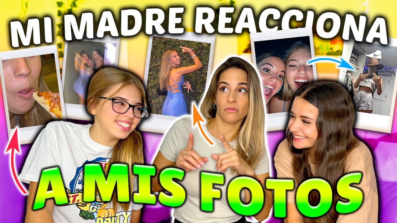 MI MADRE REACCIONA A LAS FOTOS MÁS EXTRAÑAS CON MI AMIGA / El mundo de Indy