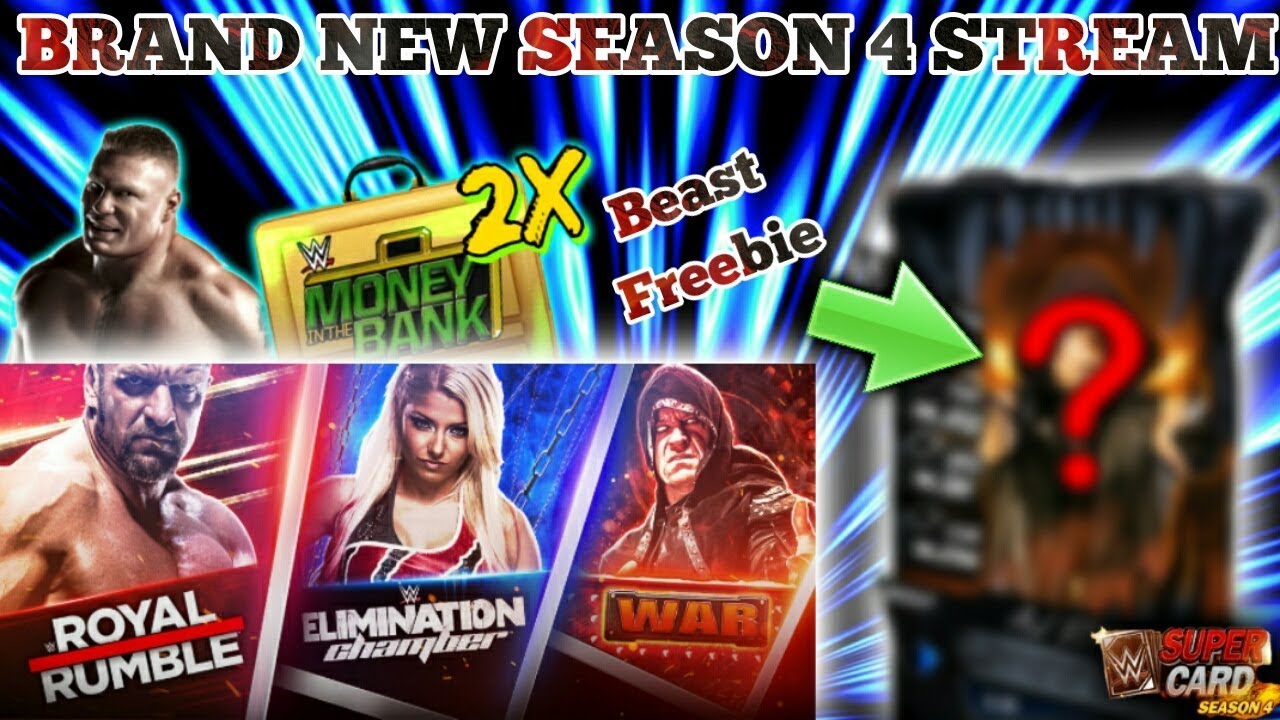 [ENG] WWE SuperCard, SEASON 4 BEAST FREEBIE, 25 Till 1900 Subs!