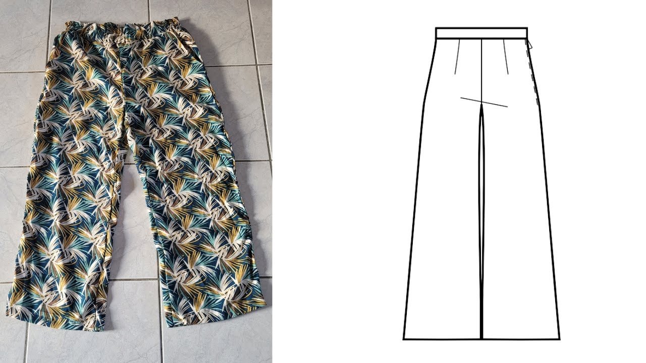 PATRON DU PANTALON PALAZZO
