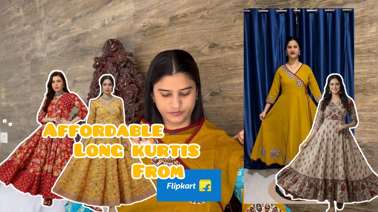 Long Kurtis from Flipkart #flipkart #trending #flipkartfinds #flipkarthaul #viral #viralvideo #kurti