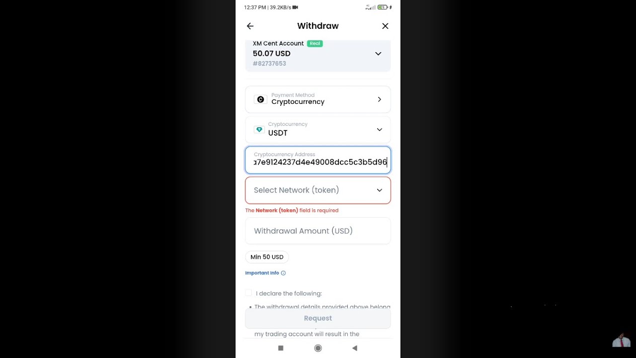 Вывод XM Crypto USDT (Как вывести прибыль от Форекс с брокера XM на Binance с помощью USDT)