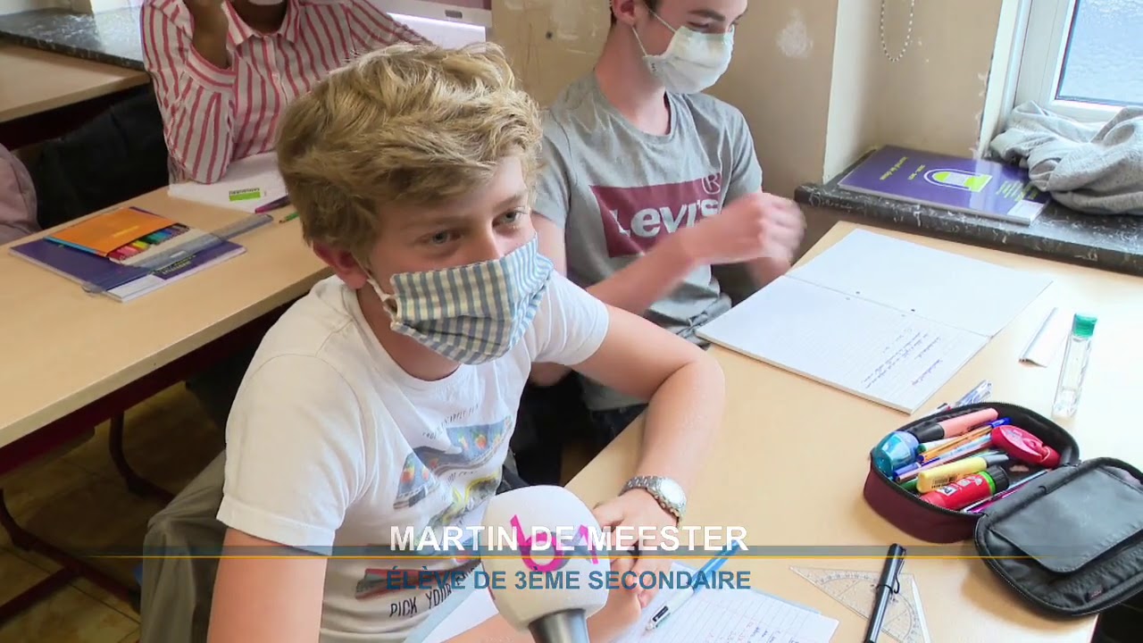 Théo, malvoyant, va à l'école avec son chien guide