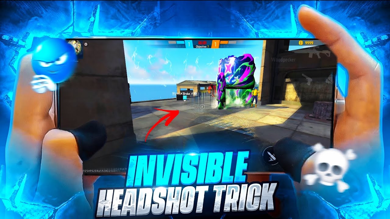 New Invisible Glitch Movement + Headshot Trick ☠️ | Free Fire Invisible Glitch Trick !!