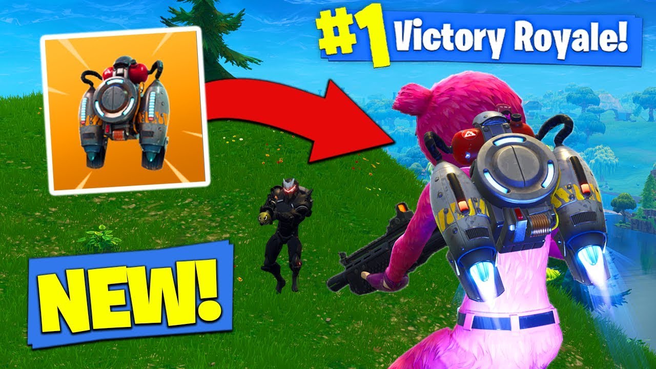 *NEW* JETPACK GAMEPLAY In Fortnite Battle Royale!