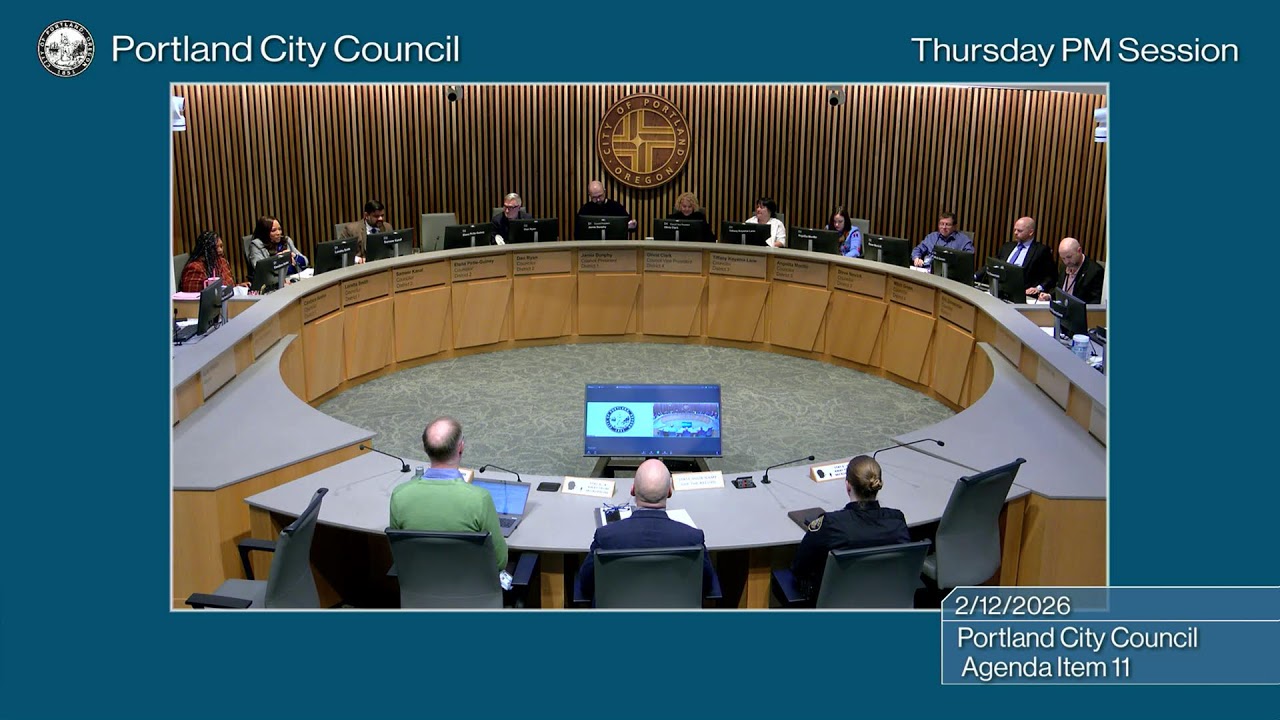 Portland City Council PM Session 02/12/26