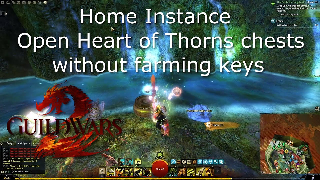 Guild Wars 2 - Home Instance - How to open HoT Chests without farming keys.