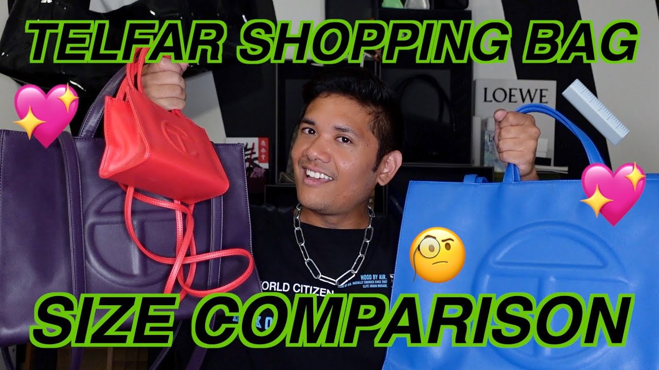 Telfar Shopping Bag Size Comparison // Differences, What Fits + Which Size Should You Get?