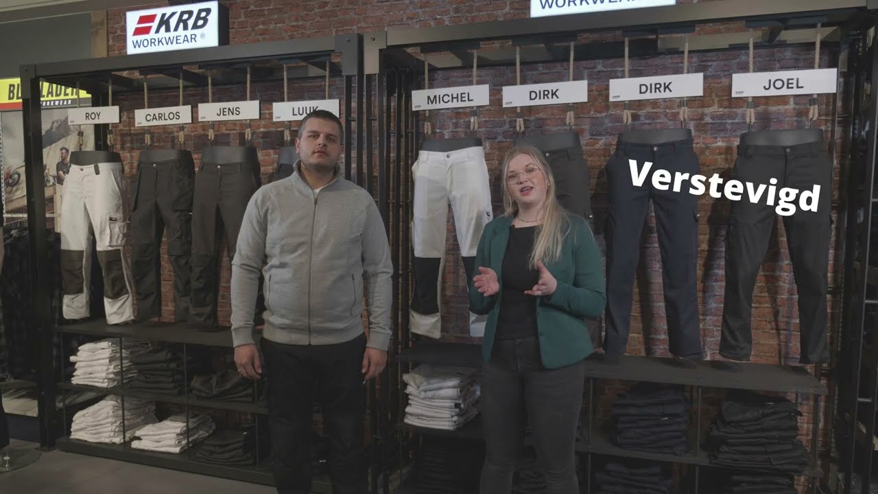 Werkbroek Heren met kniezakken | Ontdek de KRB WorkWear Jens Werkbroek